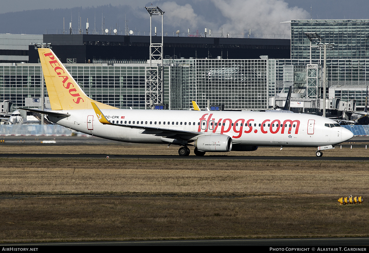 Aircraft Photo of TC-CPK | Boeing 737-82R | Pegasus Airlines | AirHistory.net #442133