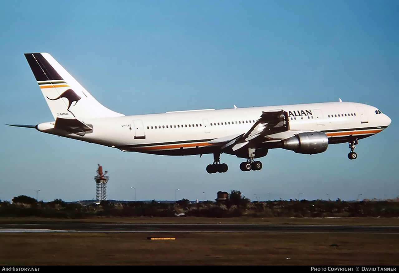 Aircraft Photo of VH-TAE | Airbus A300B2-203 | Australian Airlines | AirHistory.net #442137