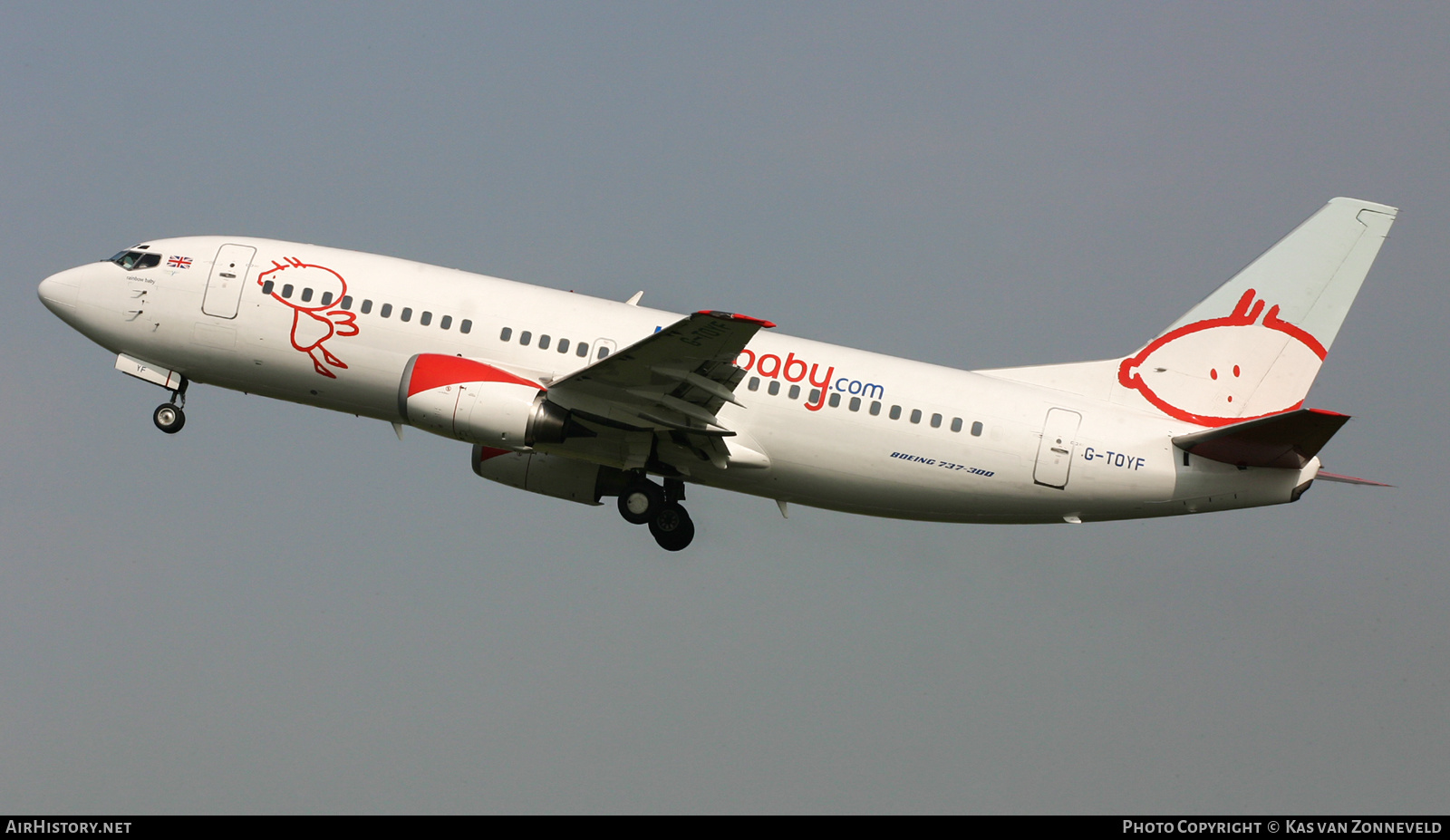 Aircraft Photo of G-TOYF | Boeing 737-36N | Bmibaby | AirHistory.net #442160