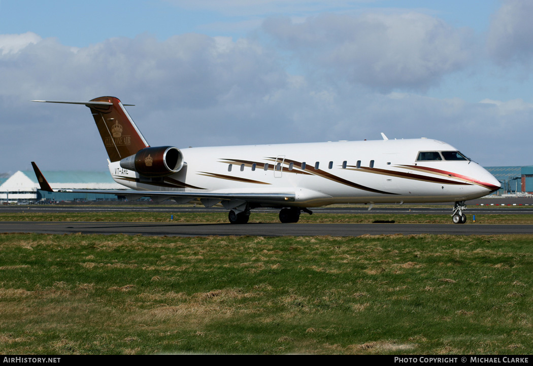 Aircraft Photo of VT-ARE | Bombardier CRJ Execliner (CL-600-2B19) | Club One Air | AirHistory.net #442165
