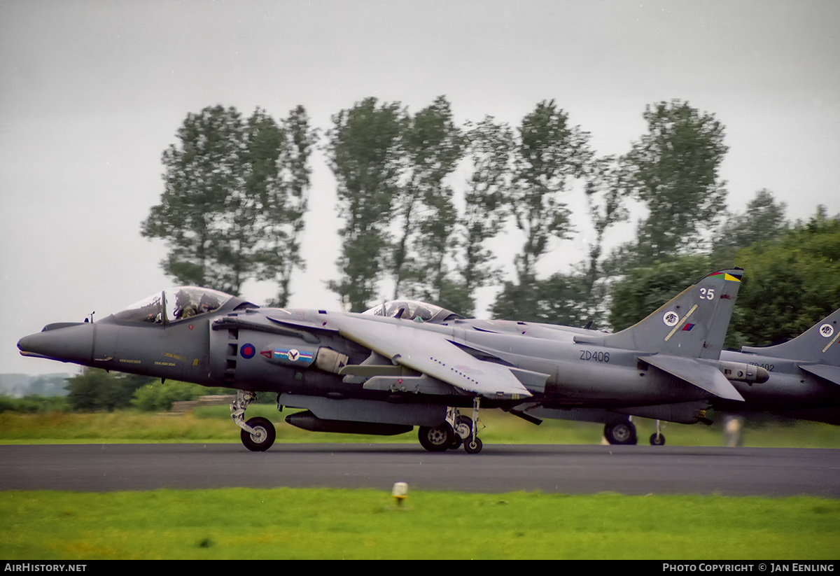 Aircraft Photo of ZD406 | British Aerospace Harrier GR7 | UK - Air Force | AirHistory.net #442187