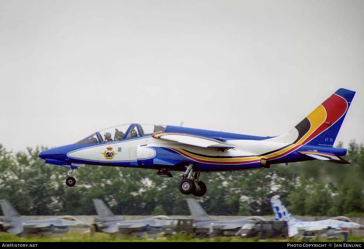 Aircraft Photo of AT25 | Dassault-Dornier Alpha Jet 1B | Belgium - Air Force | AirHistory.net #442191