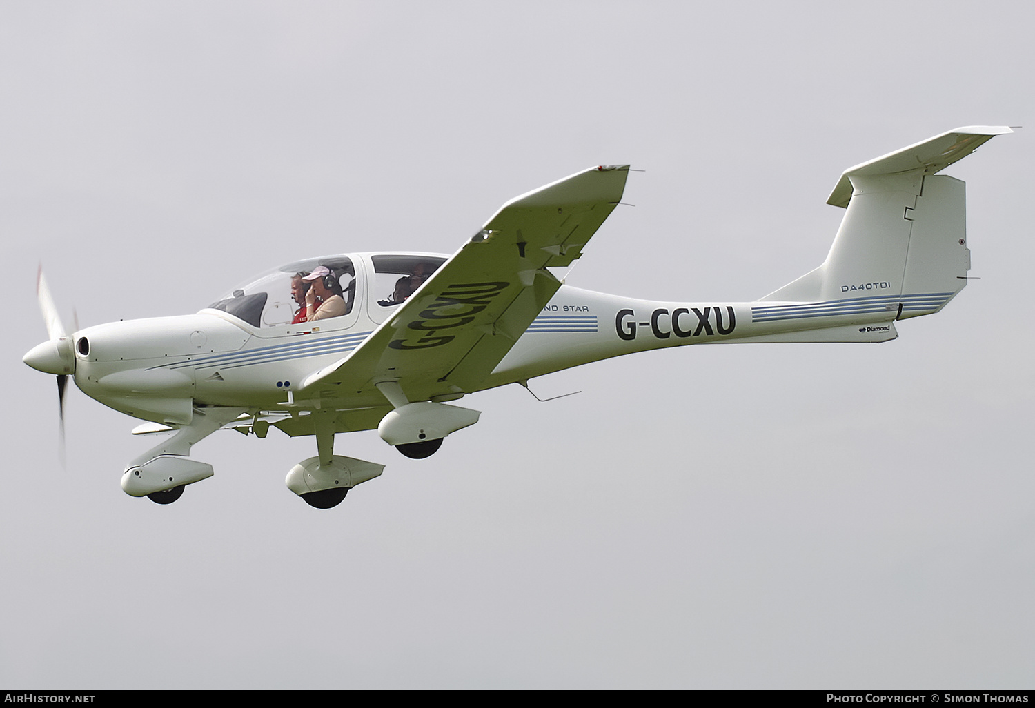 Aircraft Photo of G-CCXU | Diamond DA40D Diamond Star TDI | AirHistory.net #442229