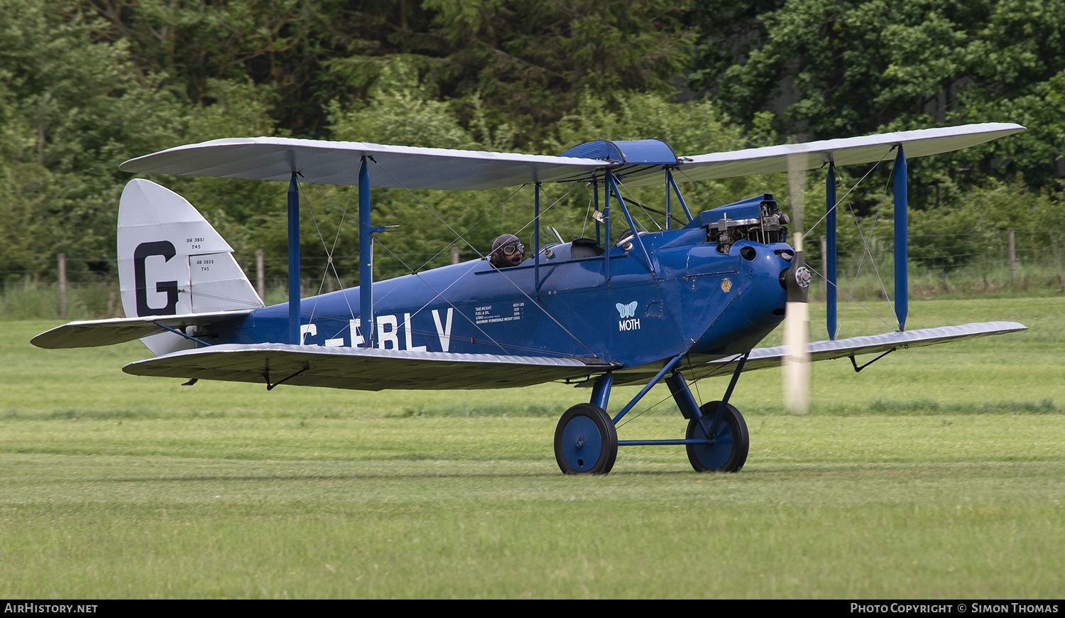 Aircraft Photo of G-EBLV | De Havilland D.H. 60 Moth | AirHistory.net #442232