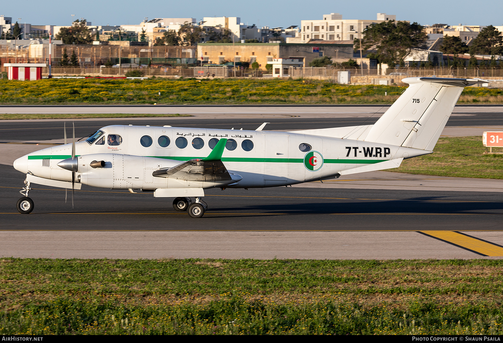 Aircraft Photo of 7T-WRP / 715 | Hawker Beechcraft 350 King Air (B300) | Algeria - Air Force | AirHistory.net #442235