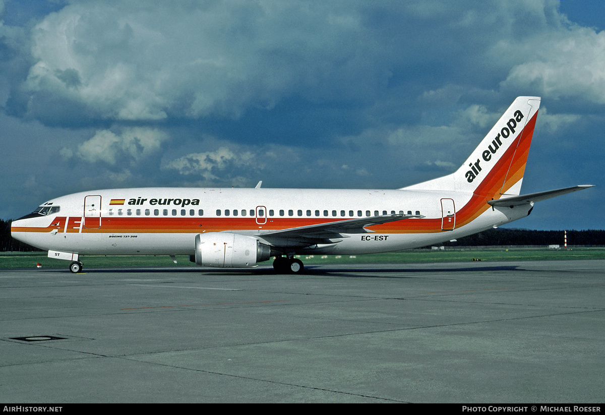 Aircraft Photo of EC-EST | Boeing 737-3L9 | Air Europa | AirHistory.net #442258