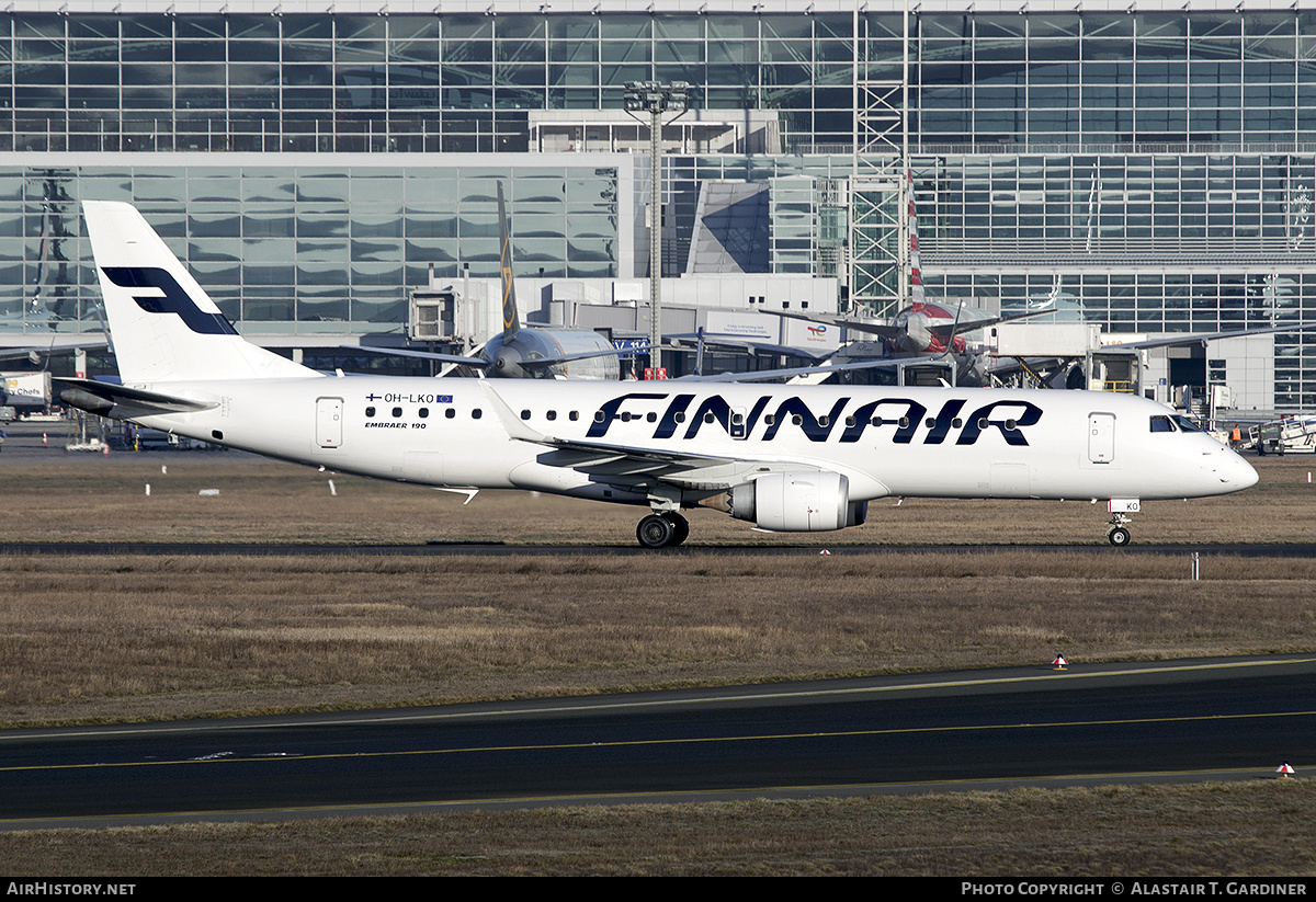 Aircraft Photo of OH-LKO | Embraer 190LR (ERJ-190-100LR) | Finnair | AirHistory.net #442276