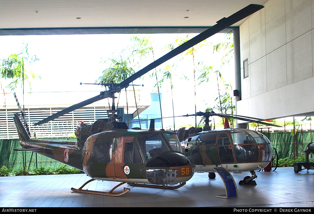 Aircraft Photo of 258 | Bell UH-1B Iroquois | Singapore - Air Force | AirHistory.net #442299