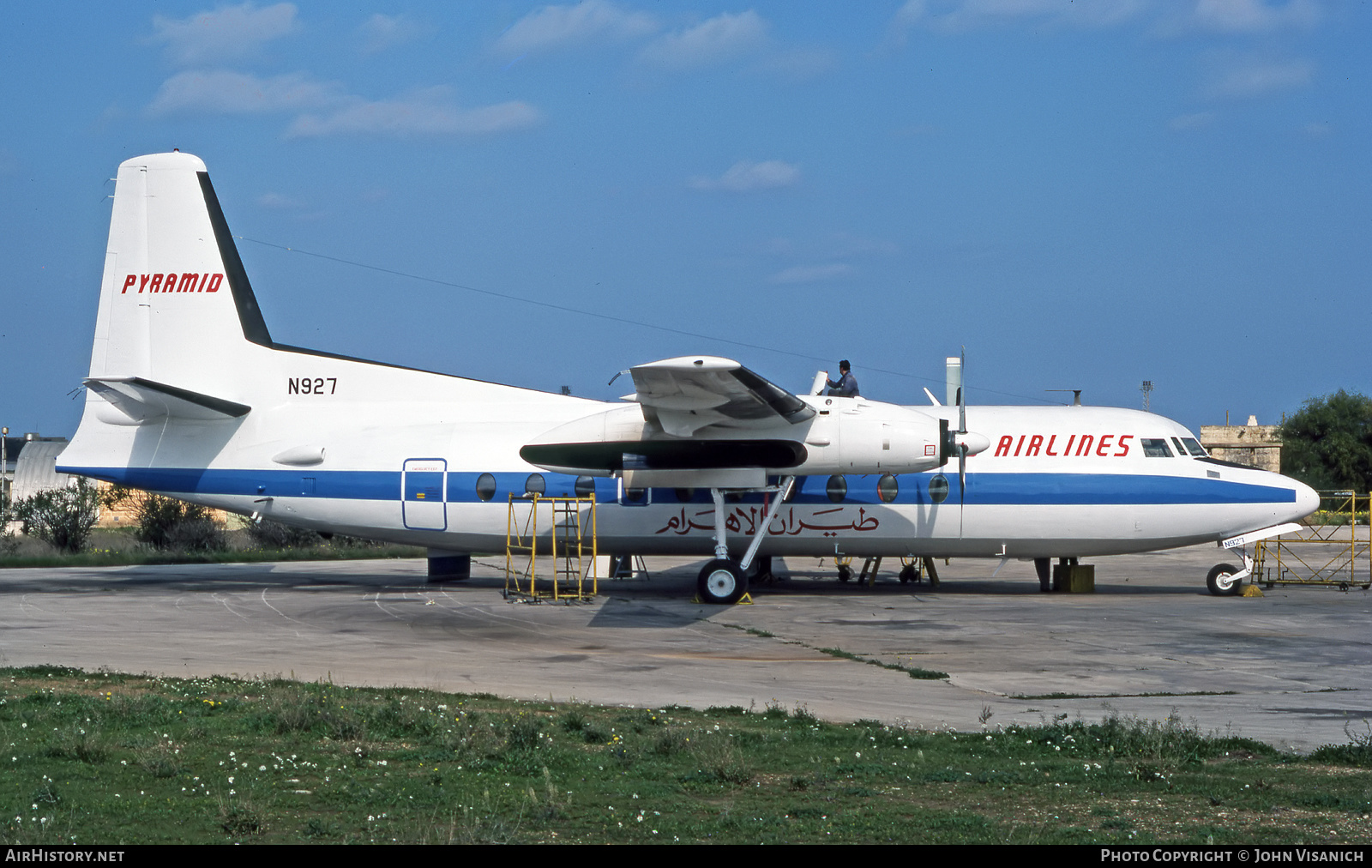 Aircraft Photo of N927 | Fairchild F-27F | Pyramid Airlines | AirHistory.net #442336