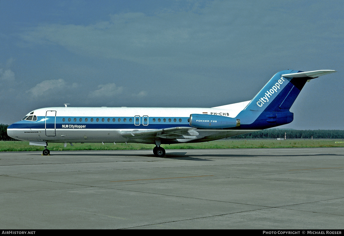 Aircraft Photo of PH-CHB | Fokker F28-4000 Fellowship | NLM Cityhopper | AirHistory.net #442344