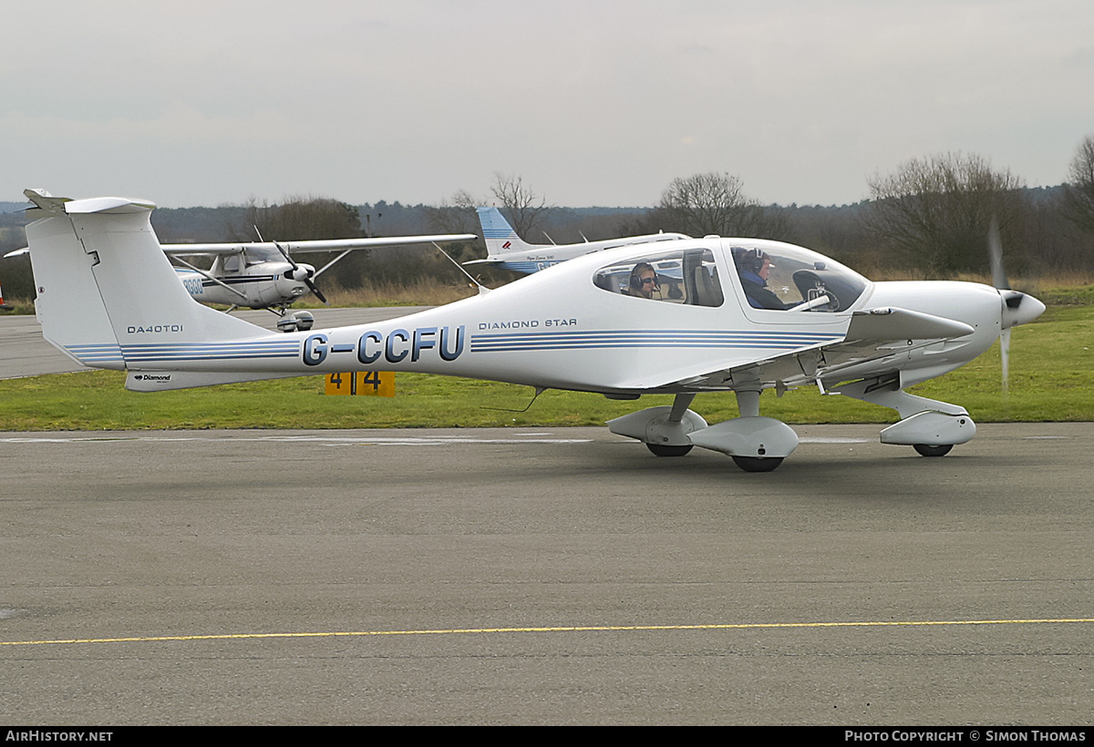 Aircraft Photo of G-CCFU | Diamond DA40D Diamond Star TDI | AirHistory.net #442369