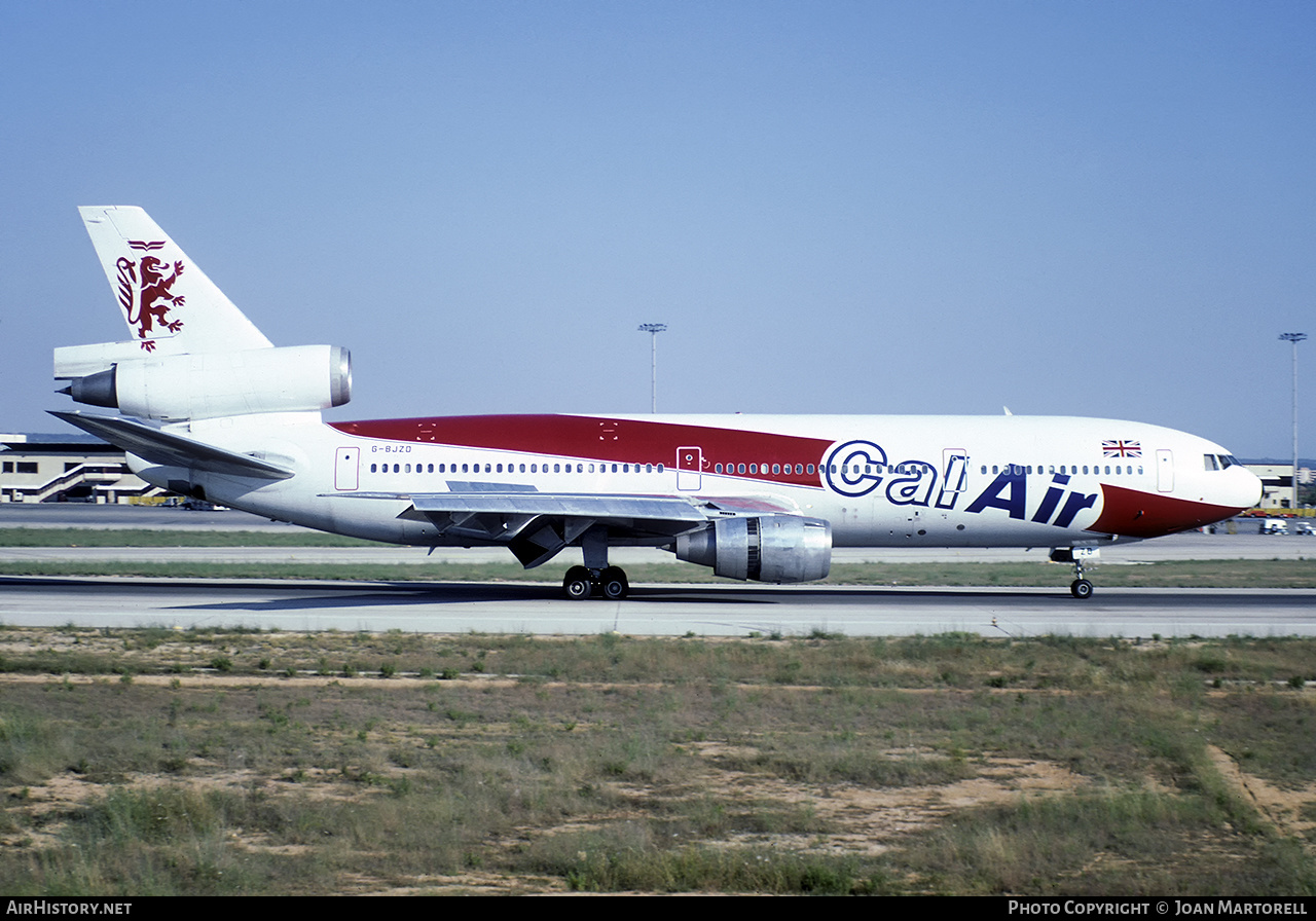 Aircraft Photo of G-BJZD | McDonnell Douglas DC-10-10 | Cal Air International | AirHistory.net #442374