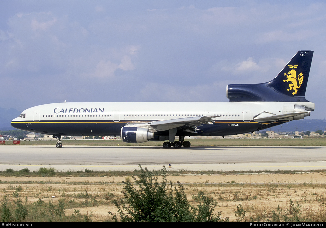 Aircraft Photo of G-BEAL | Lockheed L-1011-385-1 TriStar 50 | Caledonian Airways | AirHistory.net #442375