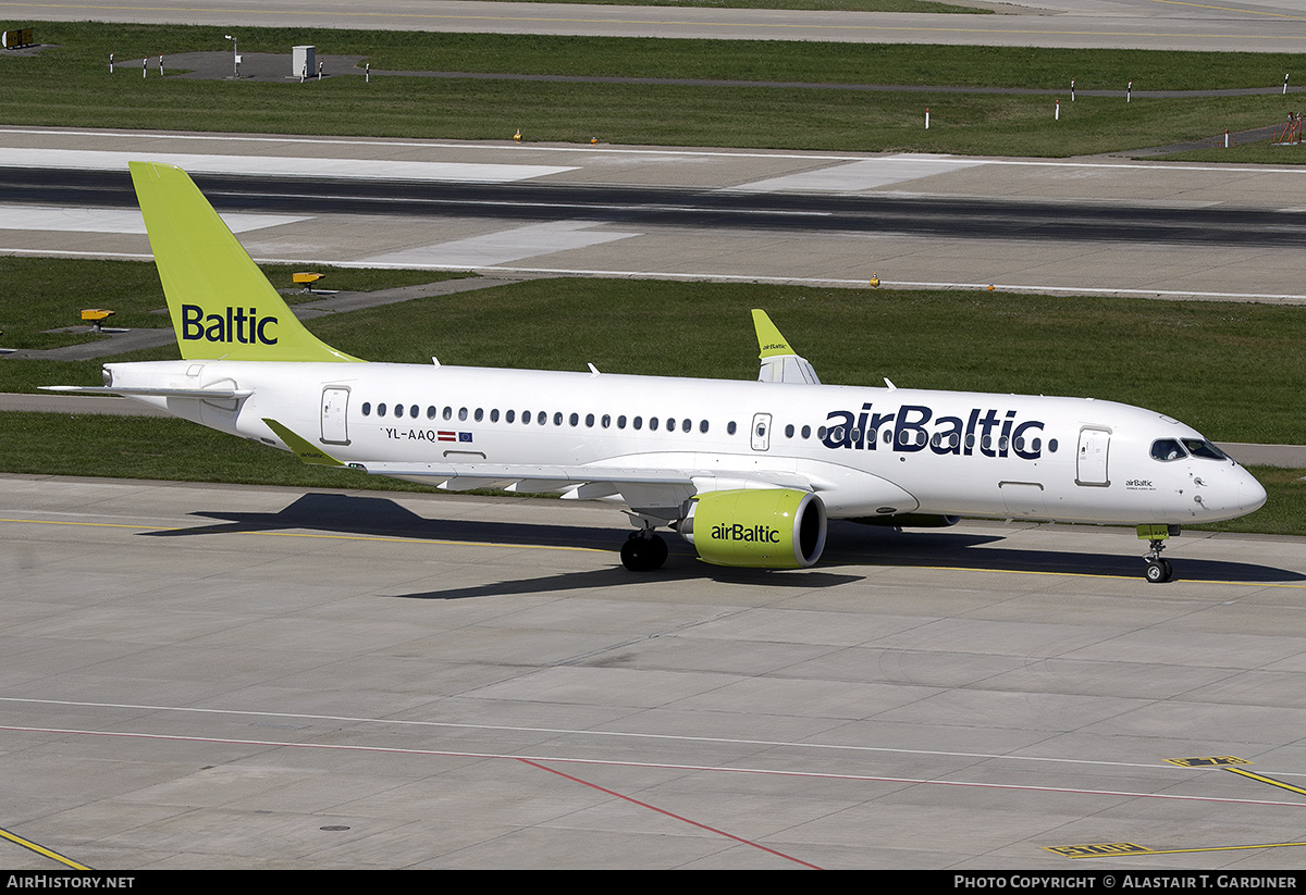 Aircraft Photo of YL-AAQ | Airbus A220-371 (BD-500-1A11) | AirBaltic | AirHistory.net #442405