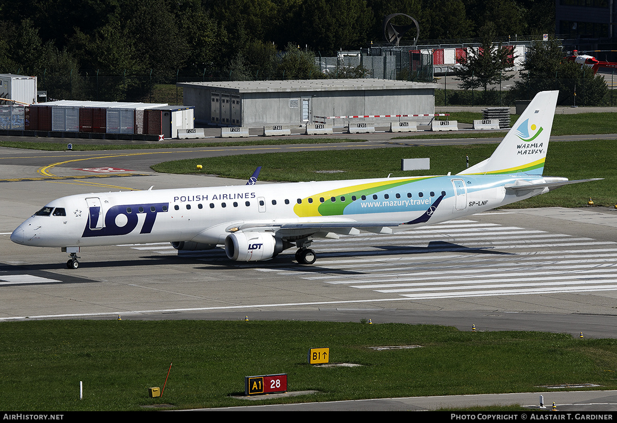 Aircraft Photo of SP-LNF | Embraer 195LR (ERJ-190-200LR) | LOT Polish Airlines - Polskie Linie Lotnicze | AirHistory.net #442406