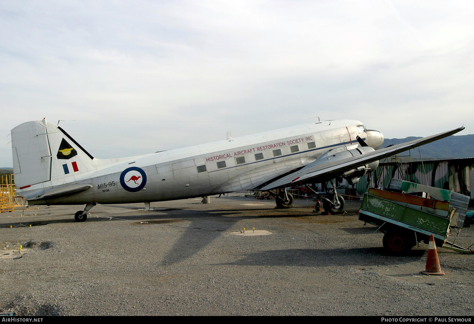 Aircraft Photo of VH-EAE / A65-95 | Douglas C-47B Skytrain | Historical Aircraft Restoration Society - HARS | Australia - Air Force | AirHistory.net #442414