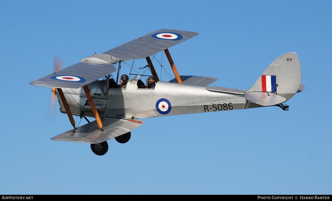 Aircraft Photo of D-EPKS / R-5086 | De Havilland D.H. 82A Tiger Moth | UK - Air Force | AirHistory.net #442426