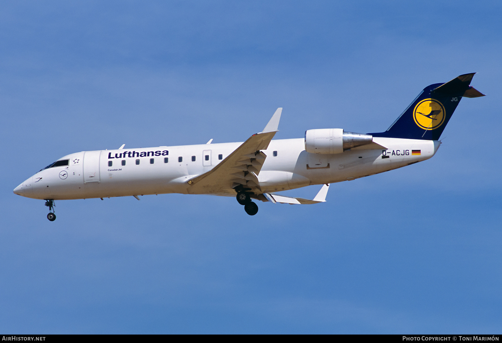 Aircraft Photo of D-ACJG | Bombardier CRJ-100LR (CL-600-2B19) | Lufthansa | AirHistory.net #442430