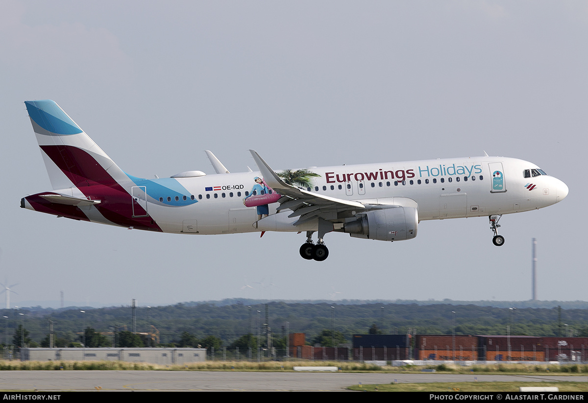 Aircraft Photo of OE-IQD | Airbus A320-214 | Eurowings | AirHistory.net #442440