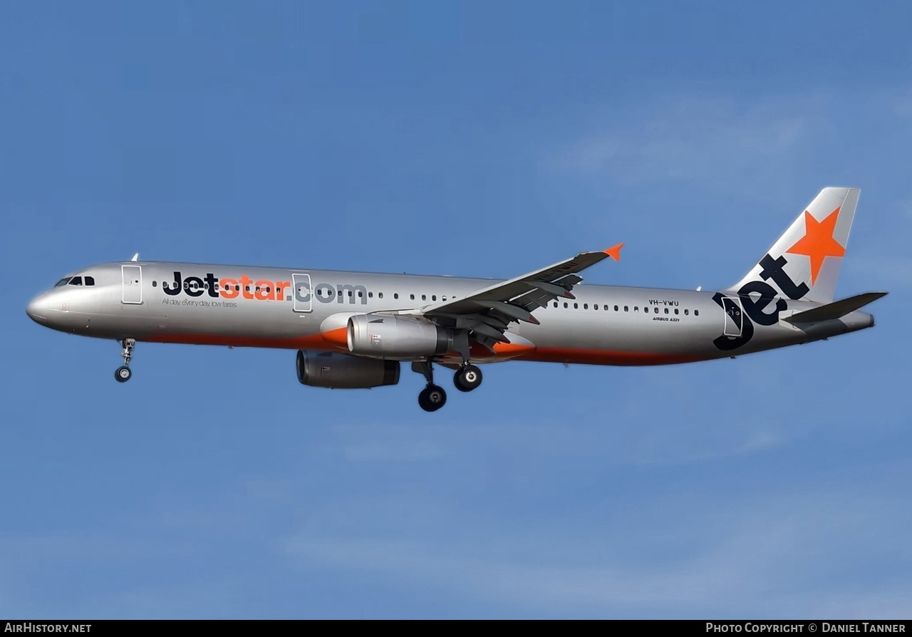 Aircraft Photo of VH-VWU | Airbus A321-231 | Jetstar Airways | AirHistory.net #442468