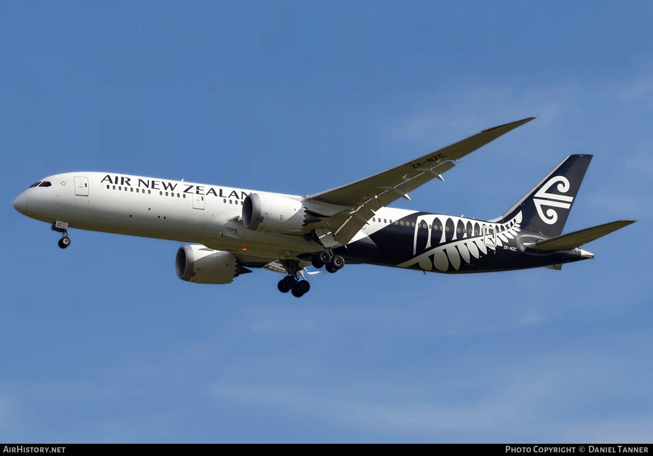 Aircraft Photo of ZK-NZC | Boeing 787-9 Dreamliner | Air New Zealand | AirHistory.net #442469