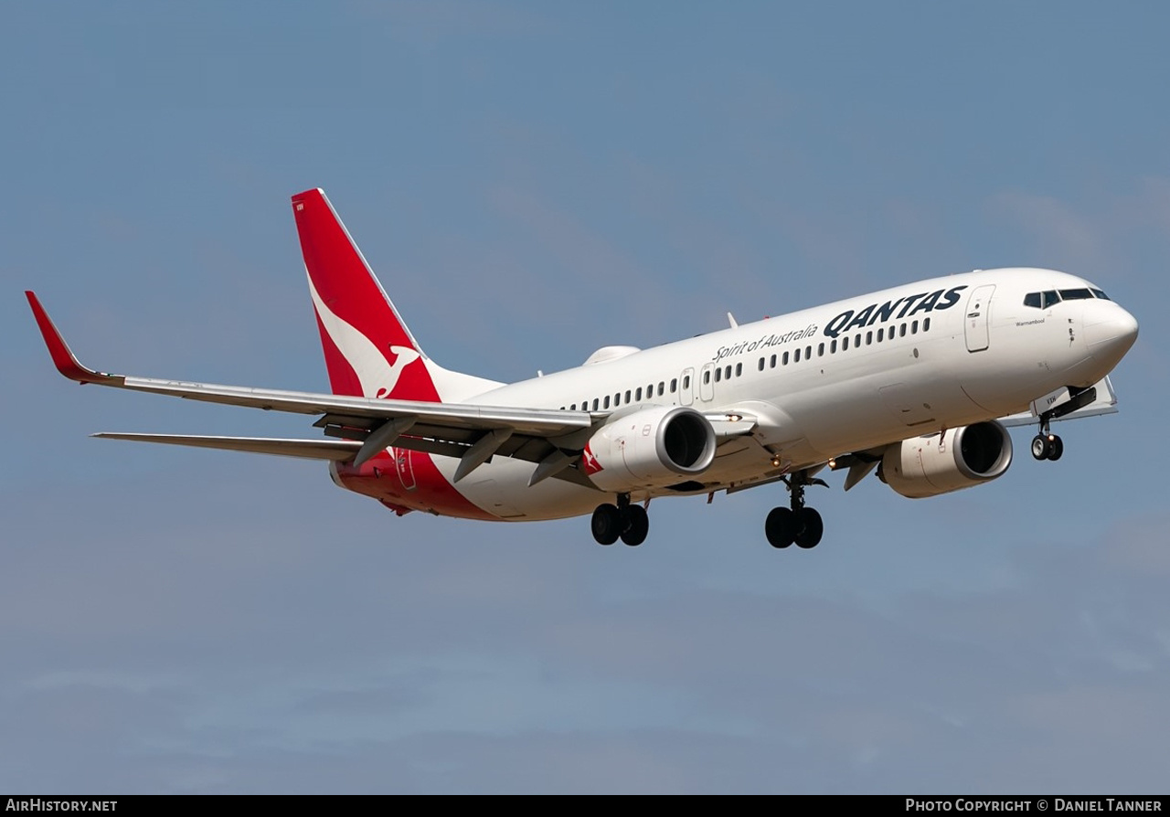 Aircraft Photo of VH-VXH | Boeing 737-838 | Qantas | AirHistory.net #442470