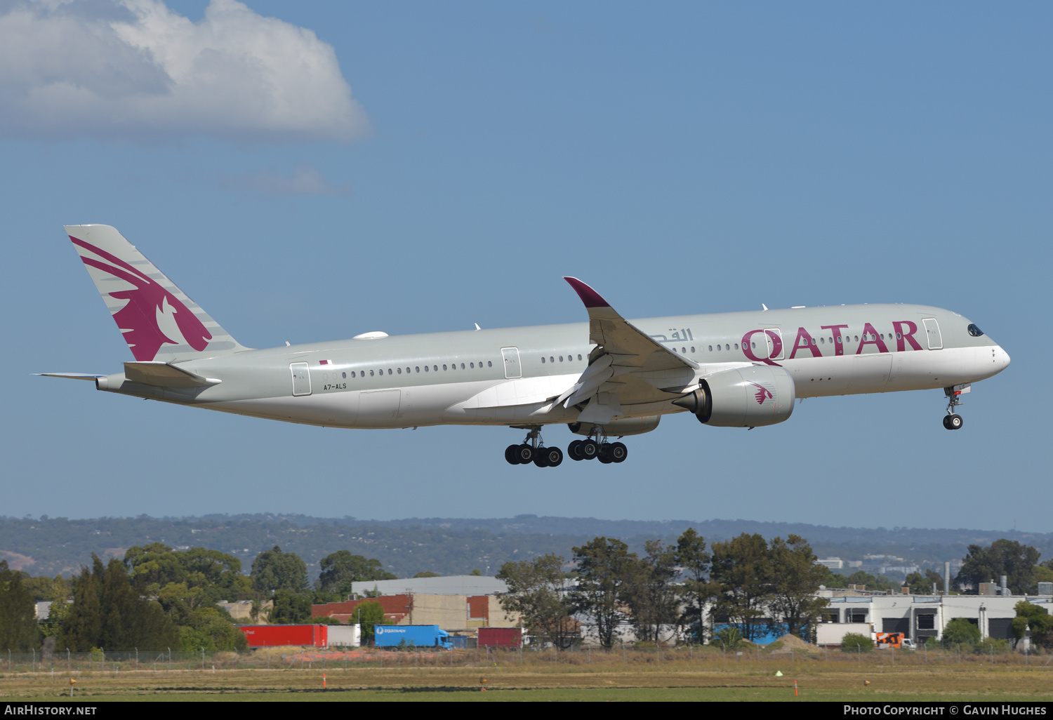 Aircraft Photo of A7-ALS | Airbus A350-941 | Qatar Airways | AirHistory.net #442472