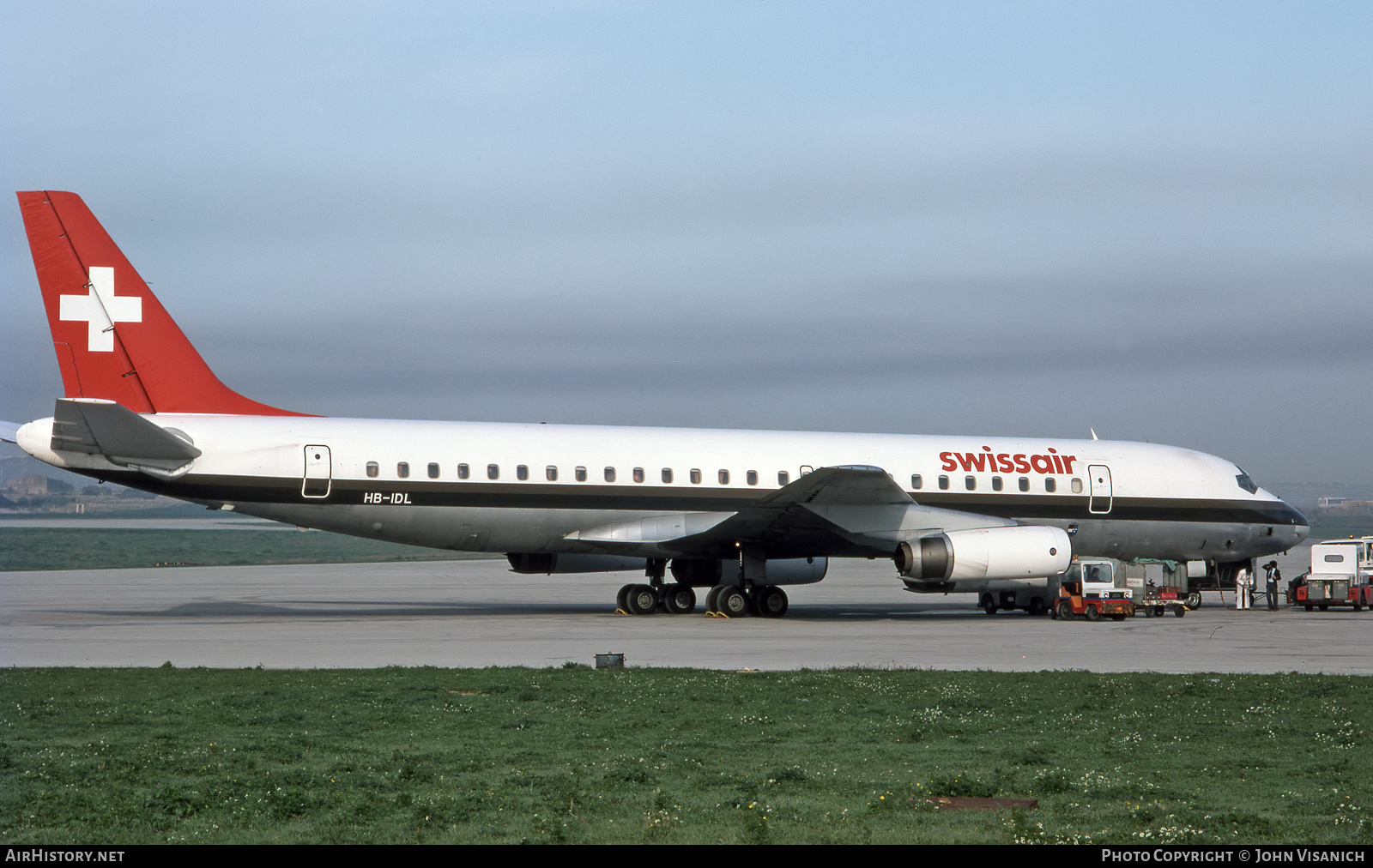 Aircraft Photo of HB-IDL | McDonnell Douglas DC-8-62 | Swissair | AirHistory.net #442489