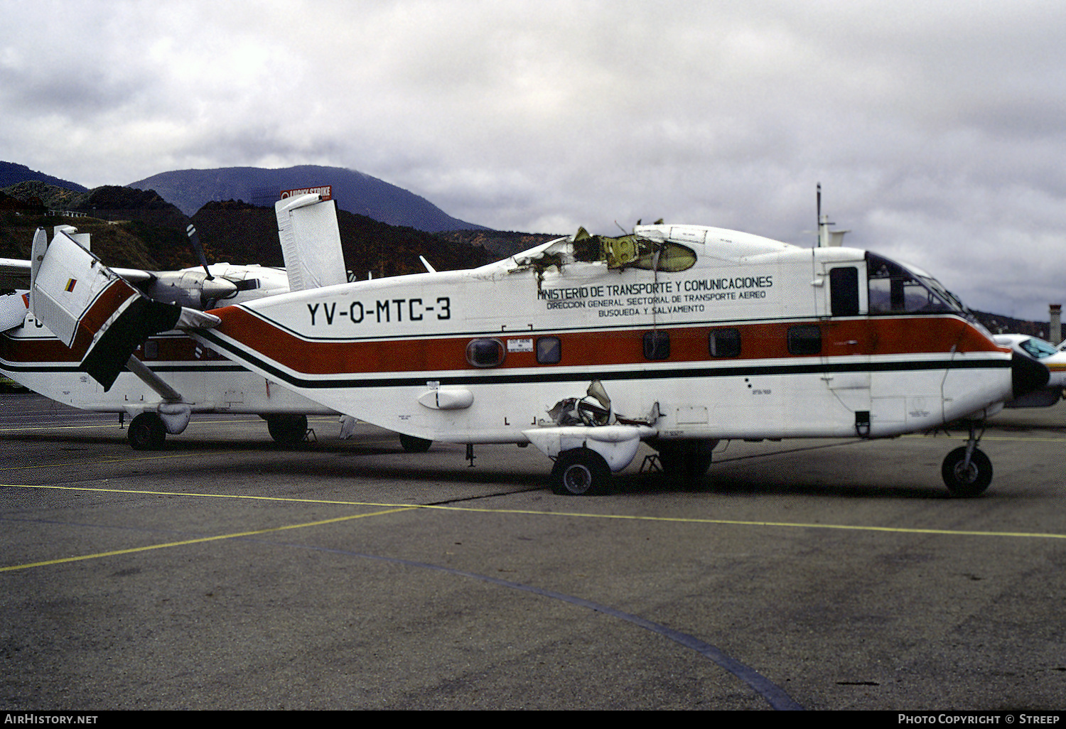 Aircraft Photo of YV-O-MTC-3 | Short SC.7 Skyvan 3-100 | Ministerio de Transporte y Comunicaciones | AirHistory.net #442530