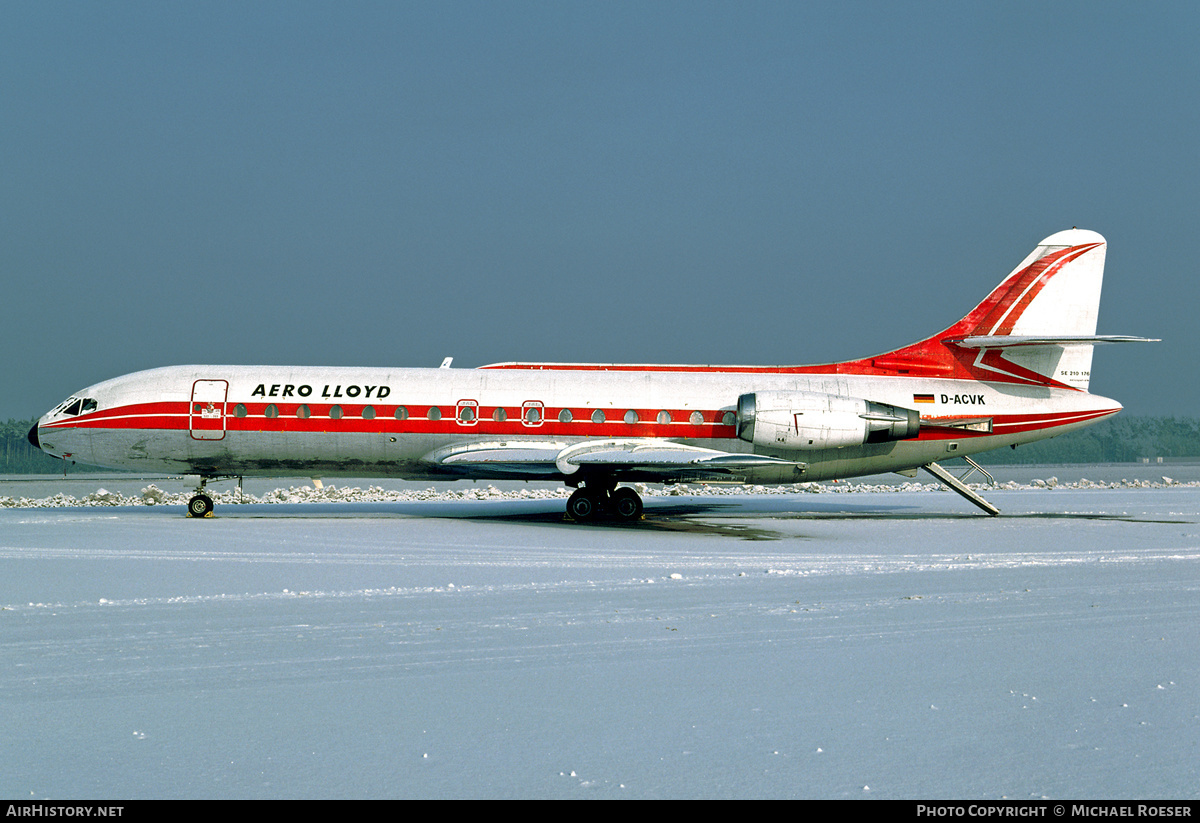 Aircraft Photo of D-ACVK | Sud SE-210 Caravelle 10B1R | Aero Lloyd | AirHistory.net #442557