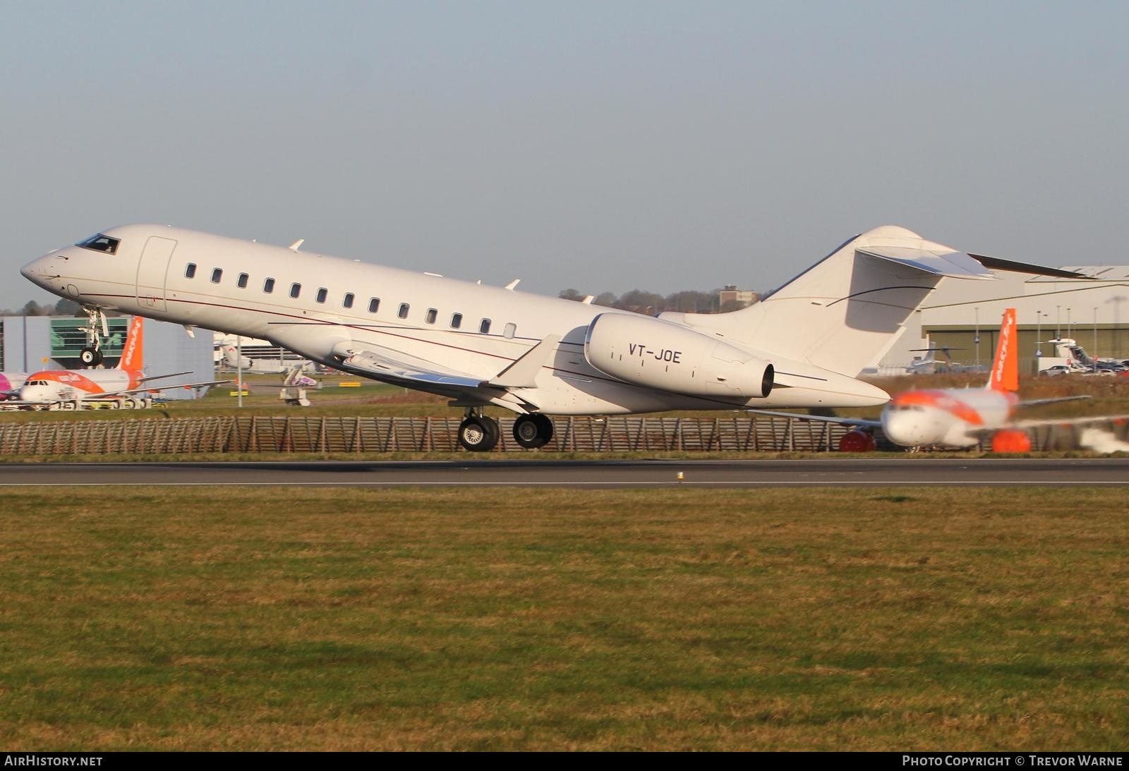 Aircraft Photo of VT-JOE | Bombardier Global 6000 (BD-700-1A10) | AirHistory.net #442570