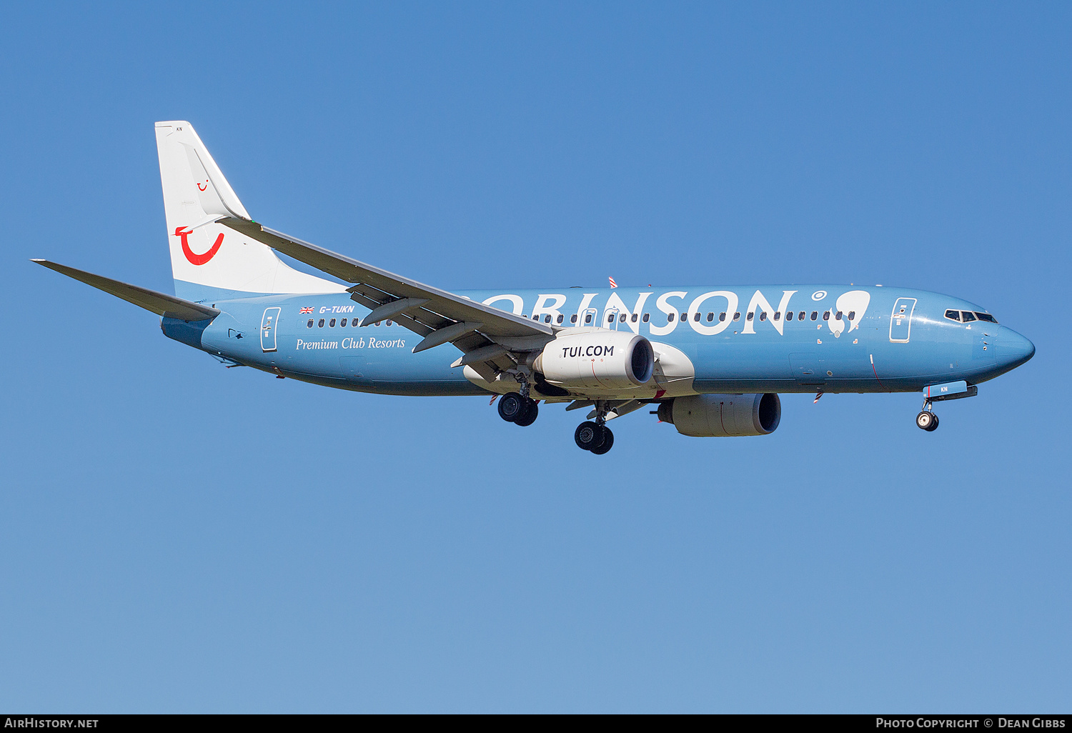 Aircraft Photo of G-TUKN | Boeing 737-8K5 | TUI | AirHistory.net #442578