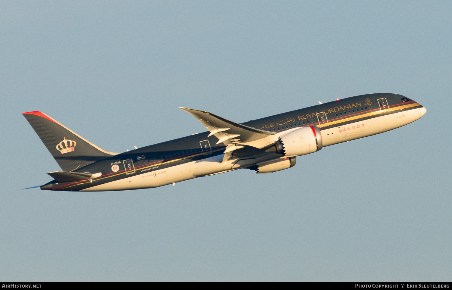 Aircraft Photo of JY-BAA | Boeing 787-8 Dreamliner | Royal Jordanian Airlines | AirHistory.net #442589