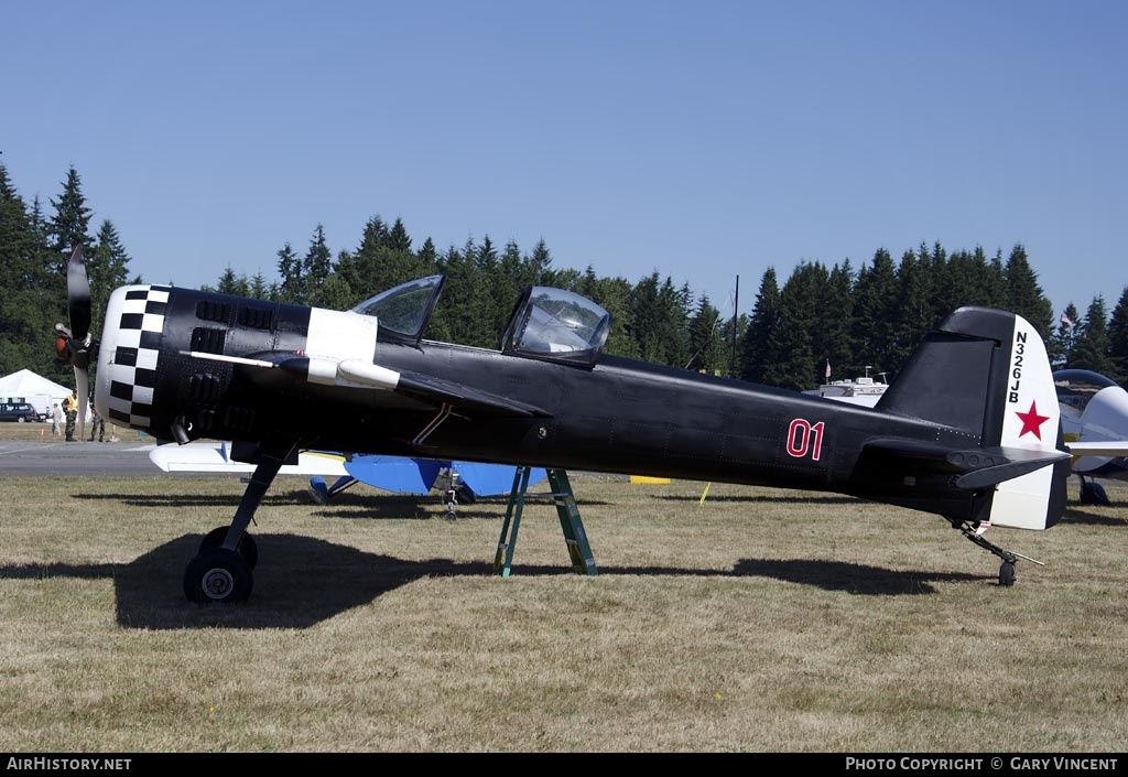 Aircraft Photo of N326JB | Yakovlev Yak-55M | Soviet Union - Air Force | AirHistory.net #442609