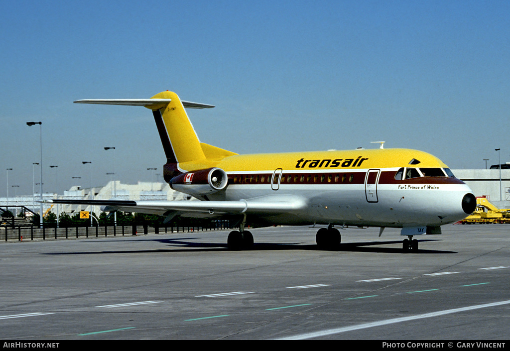 Aircraft Photo of CF-TAY | Fokker F28-1000 Fellowship | Transair | AirHistory.net #442636
