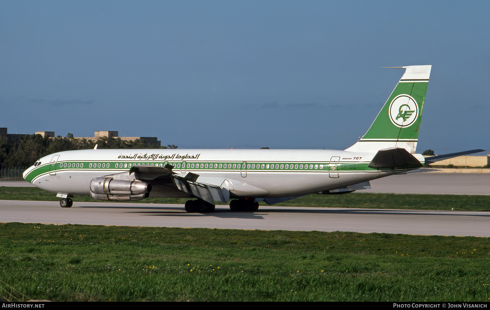 Aircraft Photo of 5A-DIZ | Boeing 707-351C | United African Airlines | AirHistory.net #442638