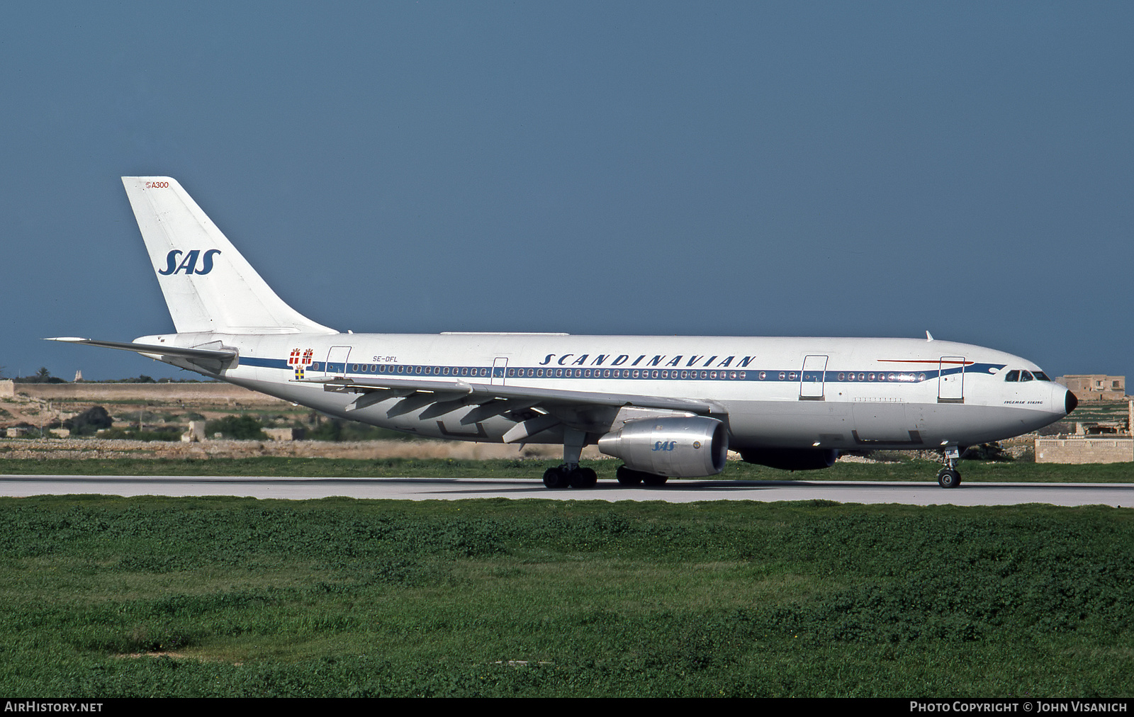 Aircraft Photo of SE-DFL | Airbus A300B2-320 | Scandinavian Airlines - SAS | AirHistory.net #442639