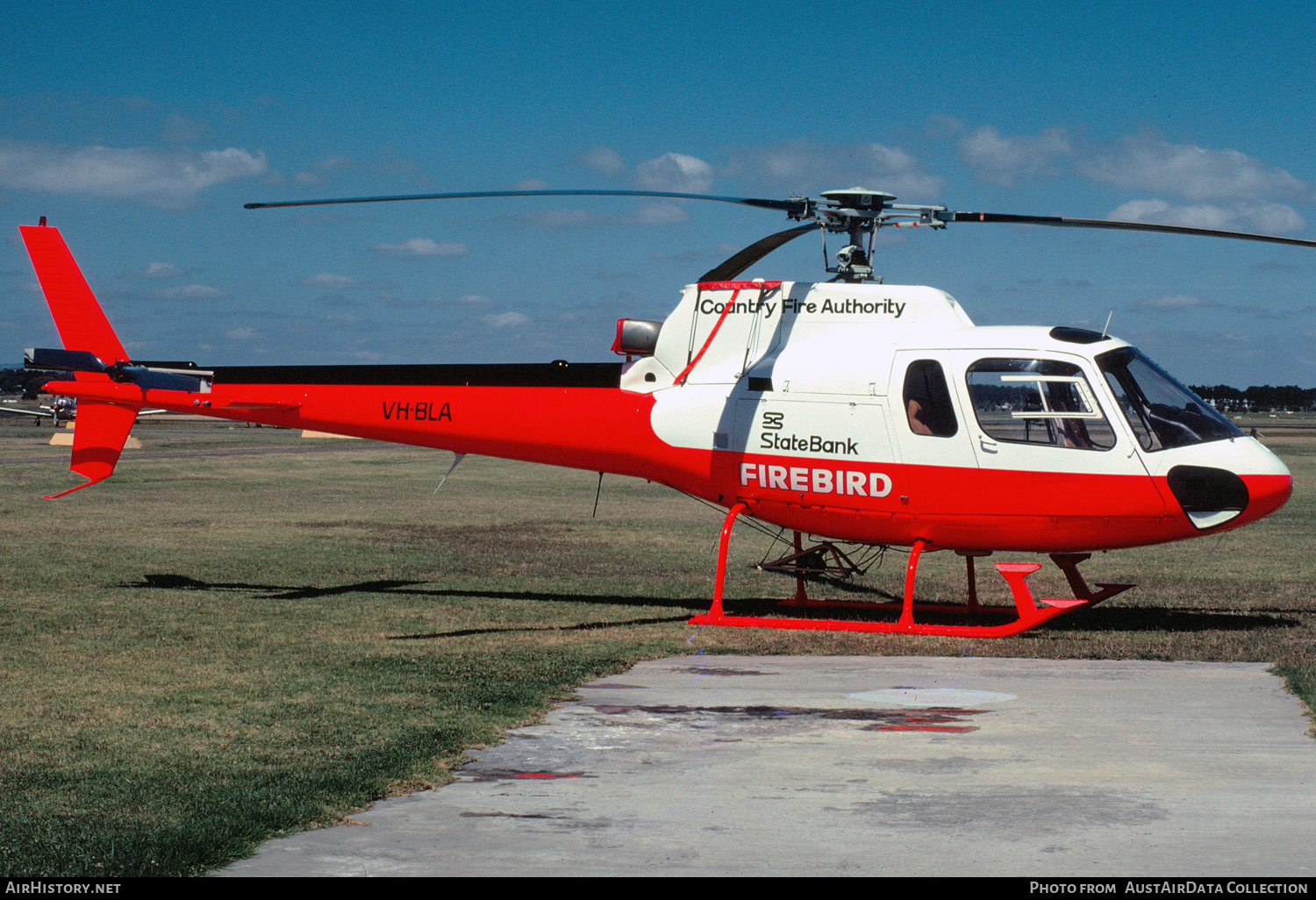 Aircraft Photo of VH-BLA | Aerospatiale AS-350BA Ecureuil | Country Fire Authority | AirHistory.net #442647