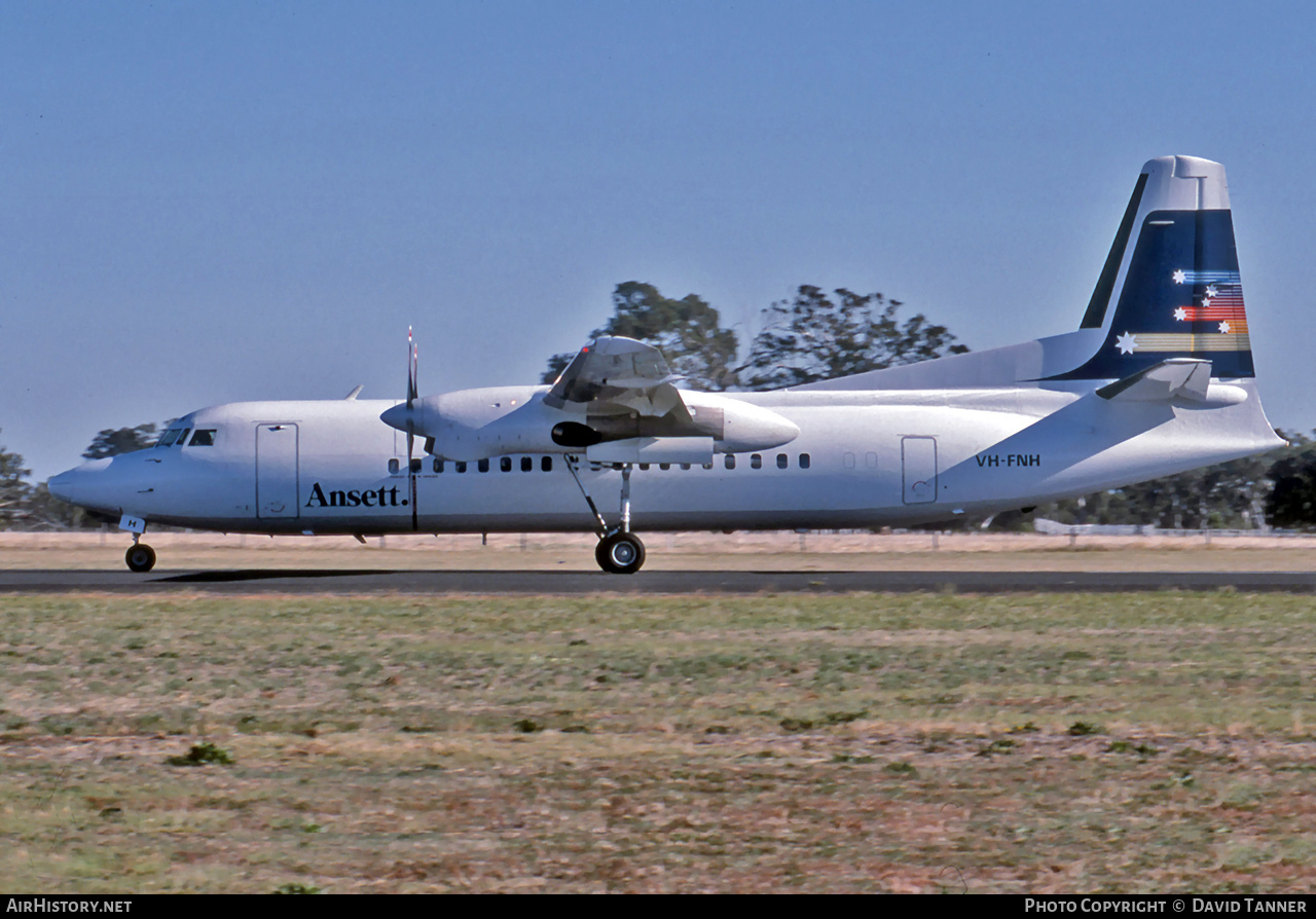 Aircraft Photo of VH-FNH | Fokker 50 | Ansett Airlines of Australia | AirHistory.net #442659