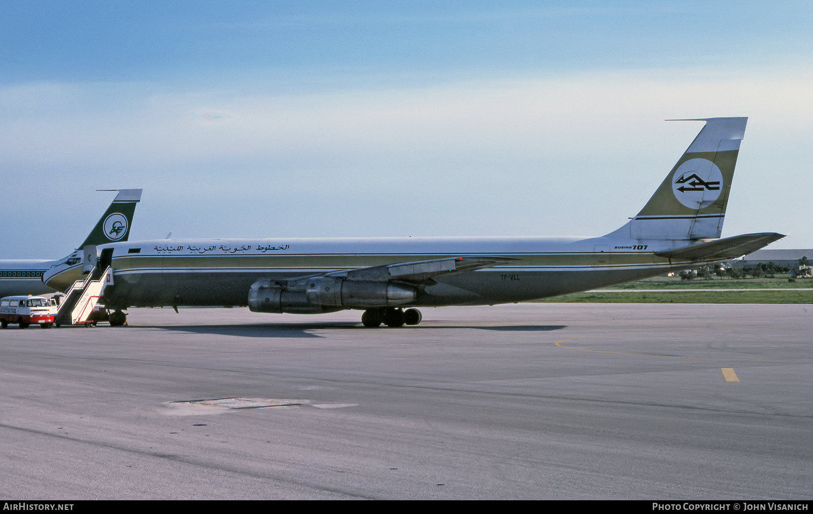 Aircraft Photo of TF-VLL | Boeing 707-321C | Libyan Arab Airlines | AirHistory.net #442663