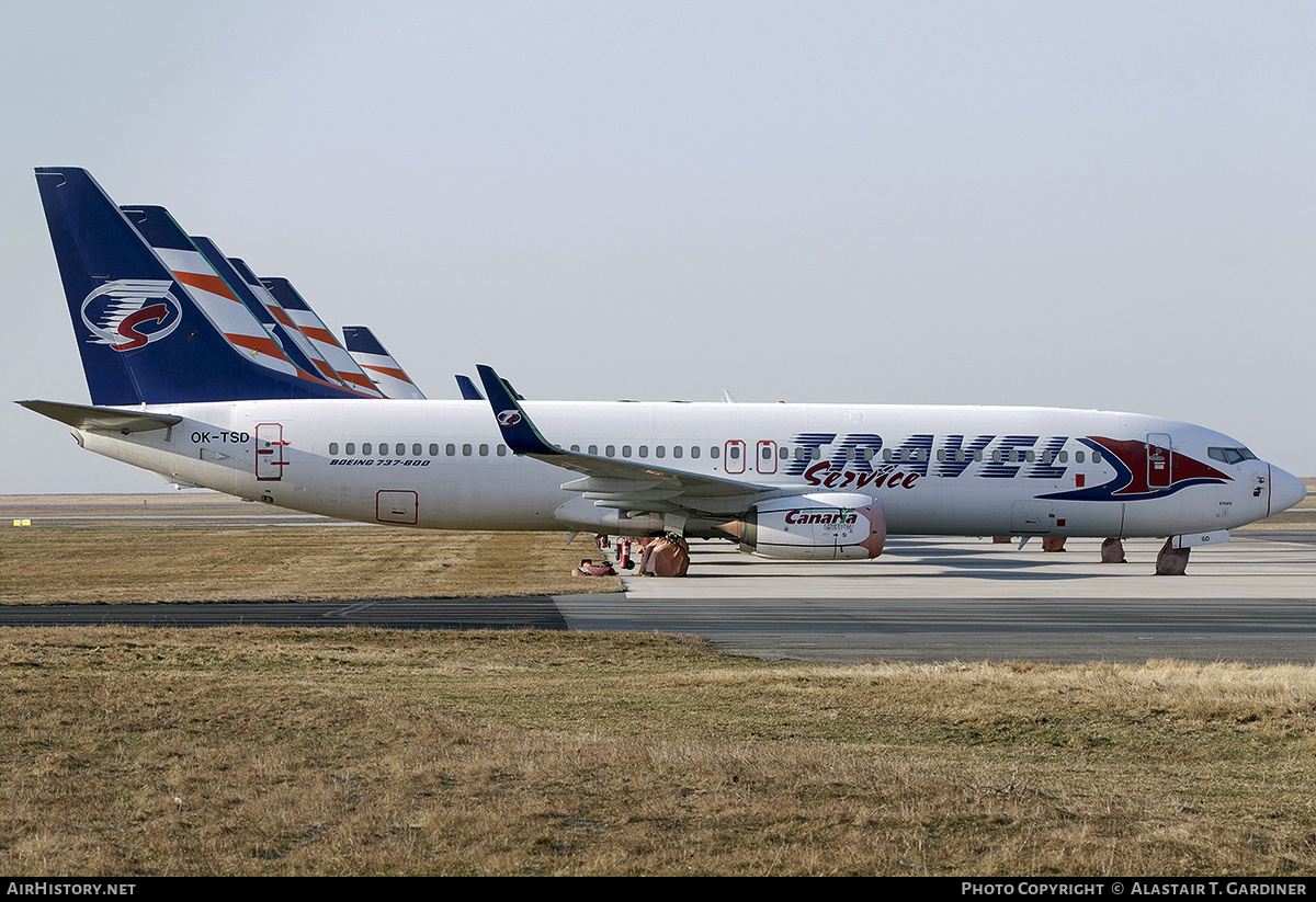 Aircraft Photo of OK-TSD | Boeing 737-8Q8 | Travel Service | AirHistory.net #442675