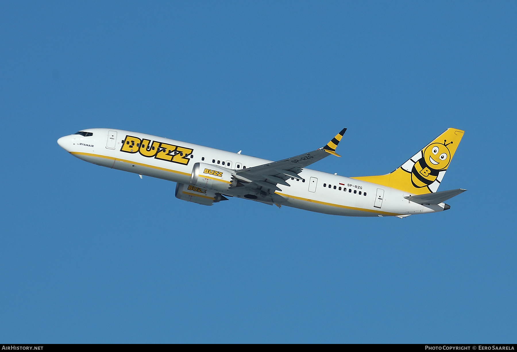 Aircraft Photo of SP-RZG | Boeing 737-8200 Max 200 | Buzz | AirHistory.net #442701