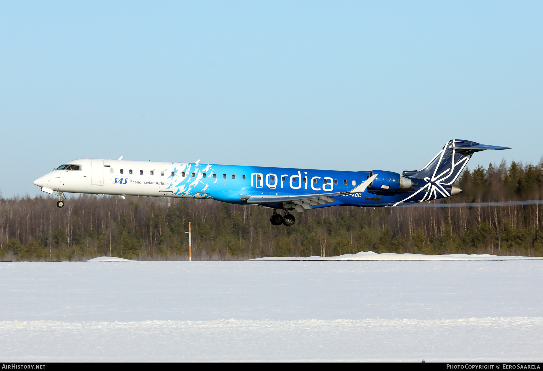 Aircraft Photo of ES-ACC | Bombardier CRJ-900ER (CL-600-2D24) | Nordica | AirHistory.net #442702