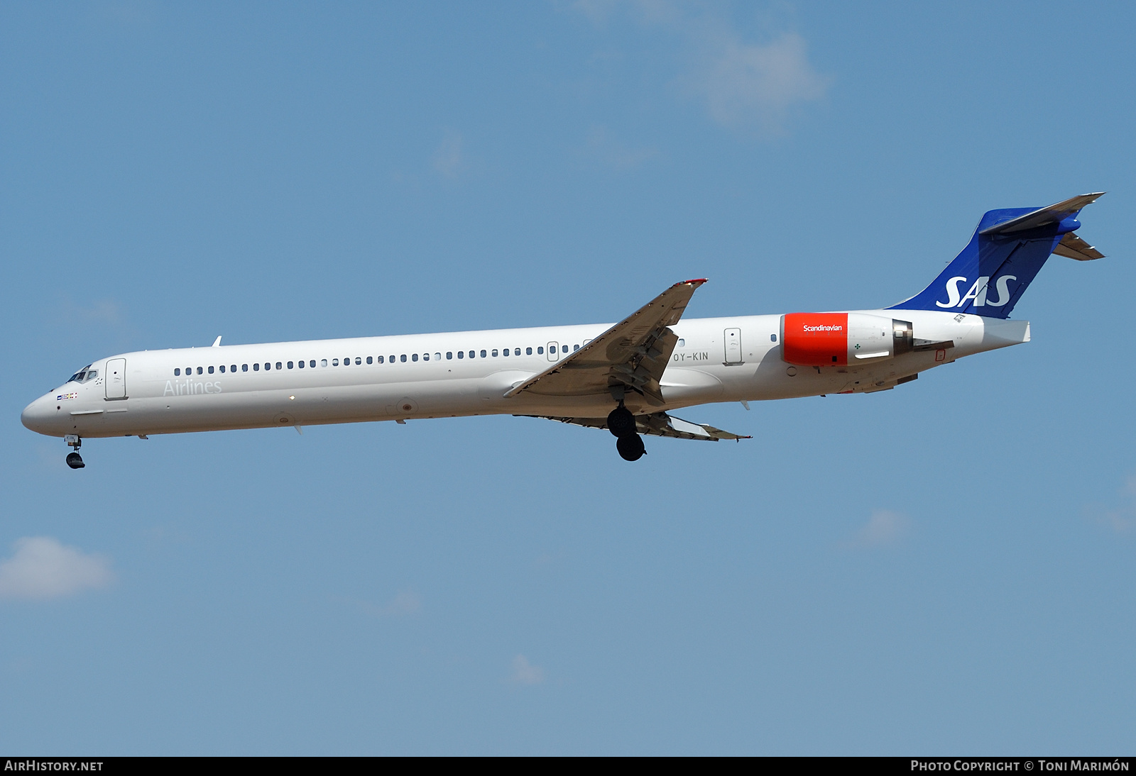 Aircraft Photo of OY-KIN | McDonnell Douglas MD-90-30 | Scandinavian Airlines - SAS | AirHistory.net #442746