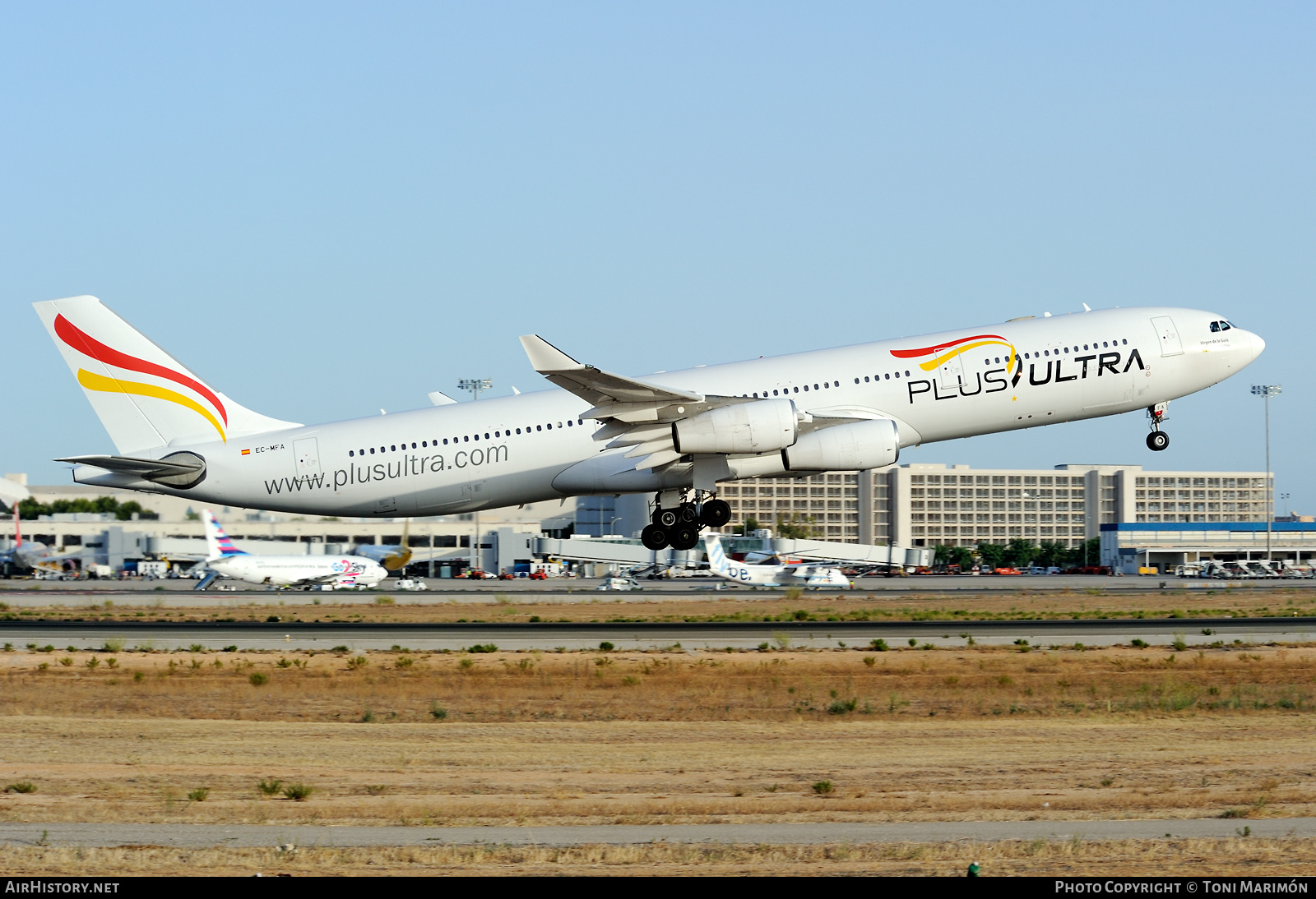 Aircraft Photo of EC-MFA | Airbus A340-313X | Plus Ultra Líneas Aéreas | AirHistory.net #442749