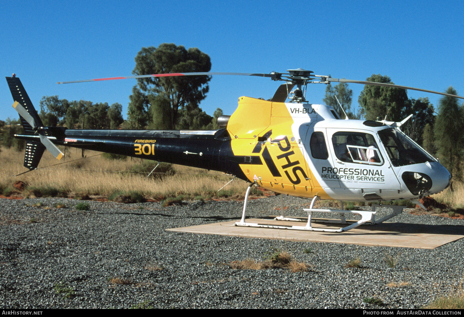 Aircraft Photo of VH-BLA | Aerospatiale AS-350BA Ecureuil | PHS - Professional Helicopter Services | AirHistory.net #442805