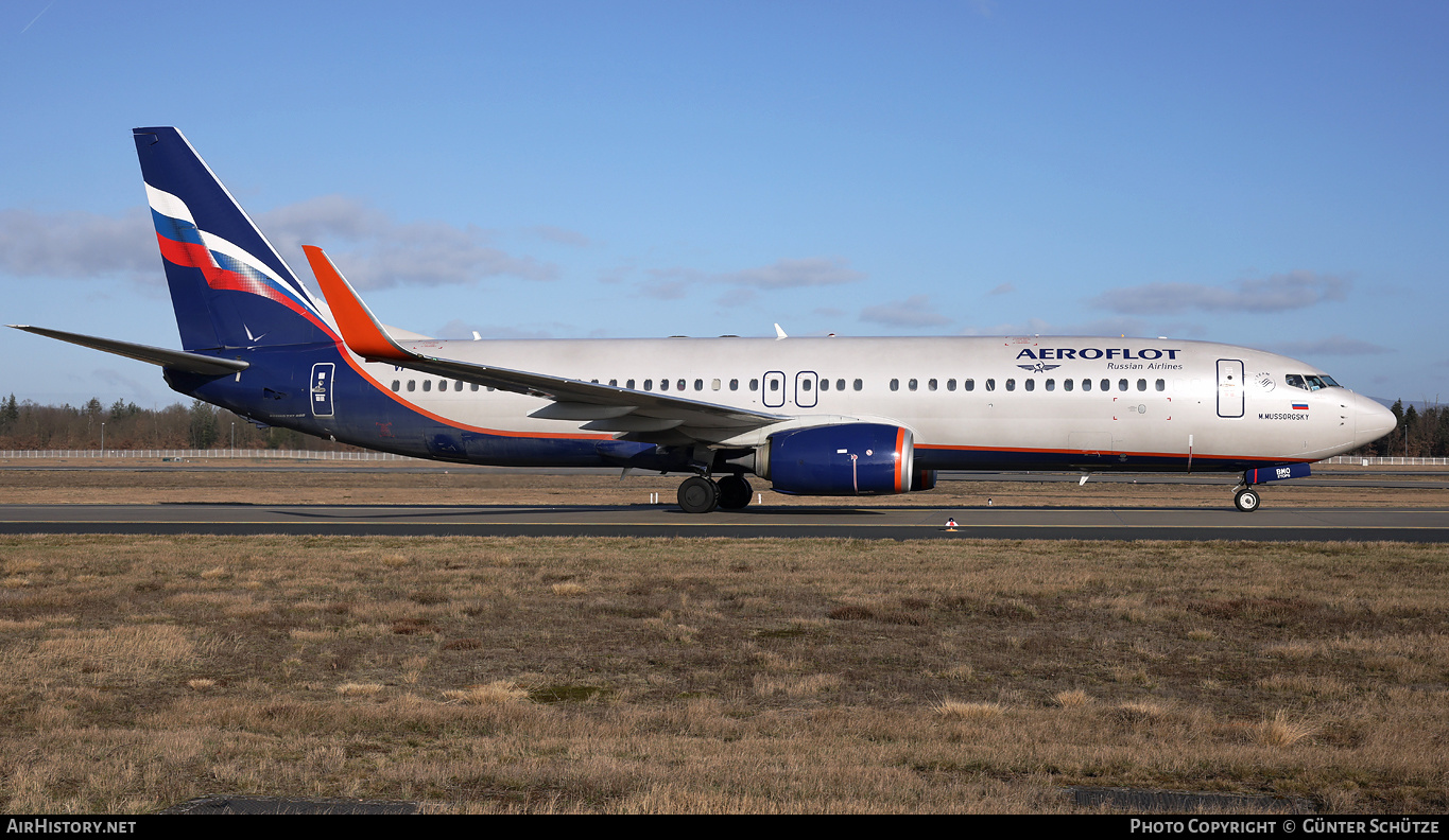 Aircraft Photo of VP-BMO | Boeing 737-800 | Aeroflot - Russian Airlines | AirHistory.net #442815