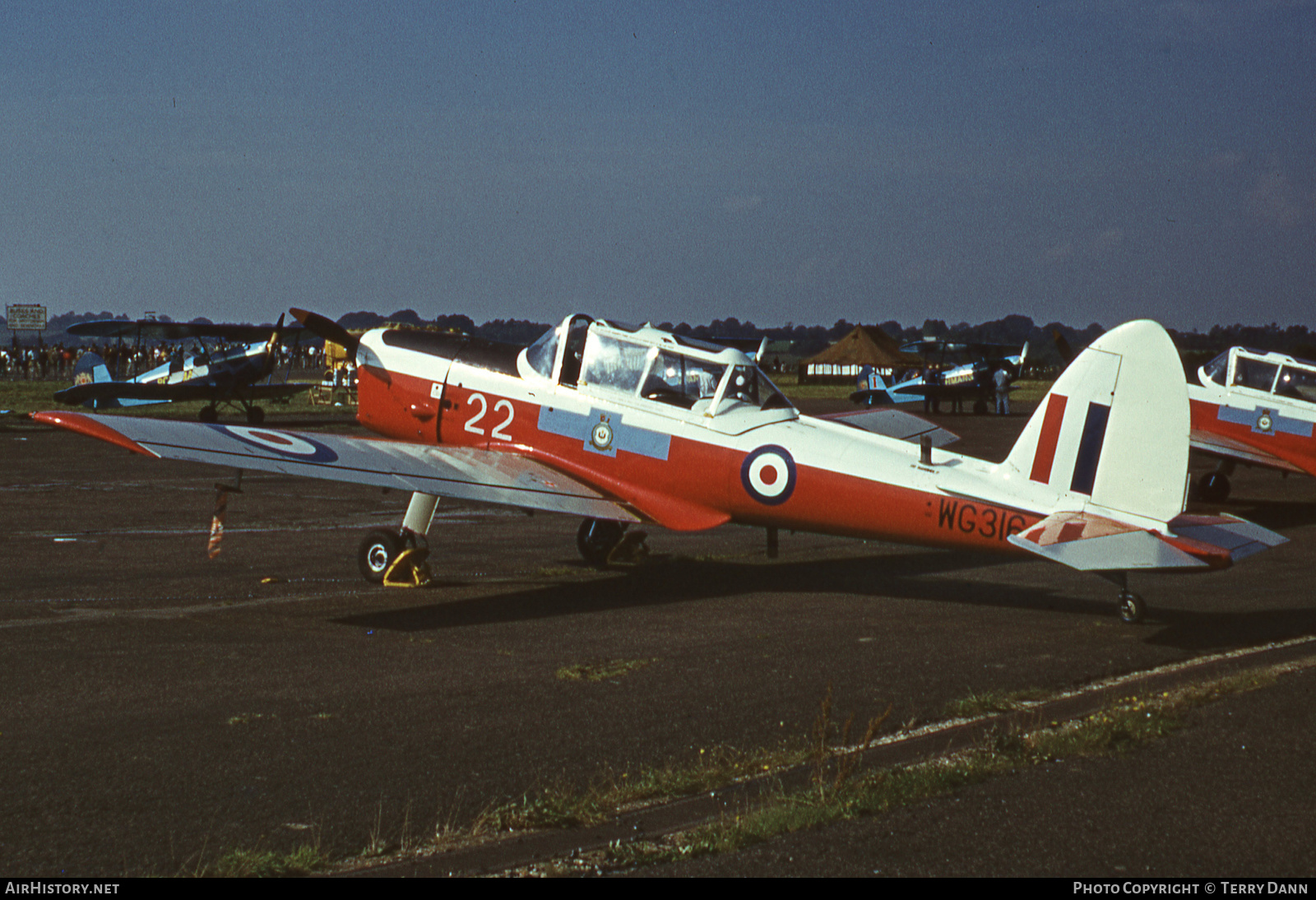 Aircraft Photo of WG316 | De Havilland DHC-1 Chipmunk T10 | UK - Air Force | AirHistory.net #442870