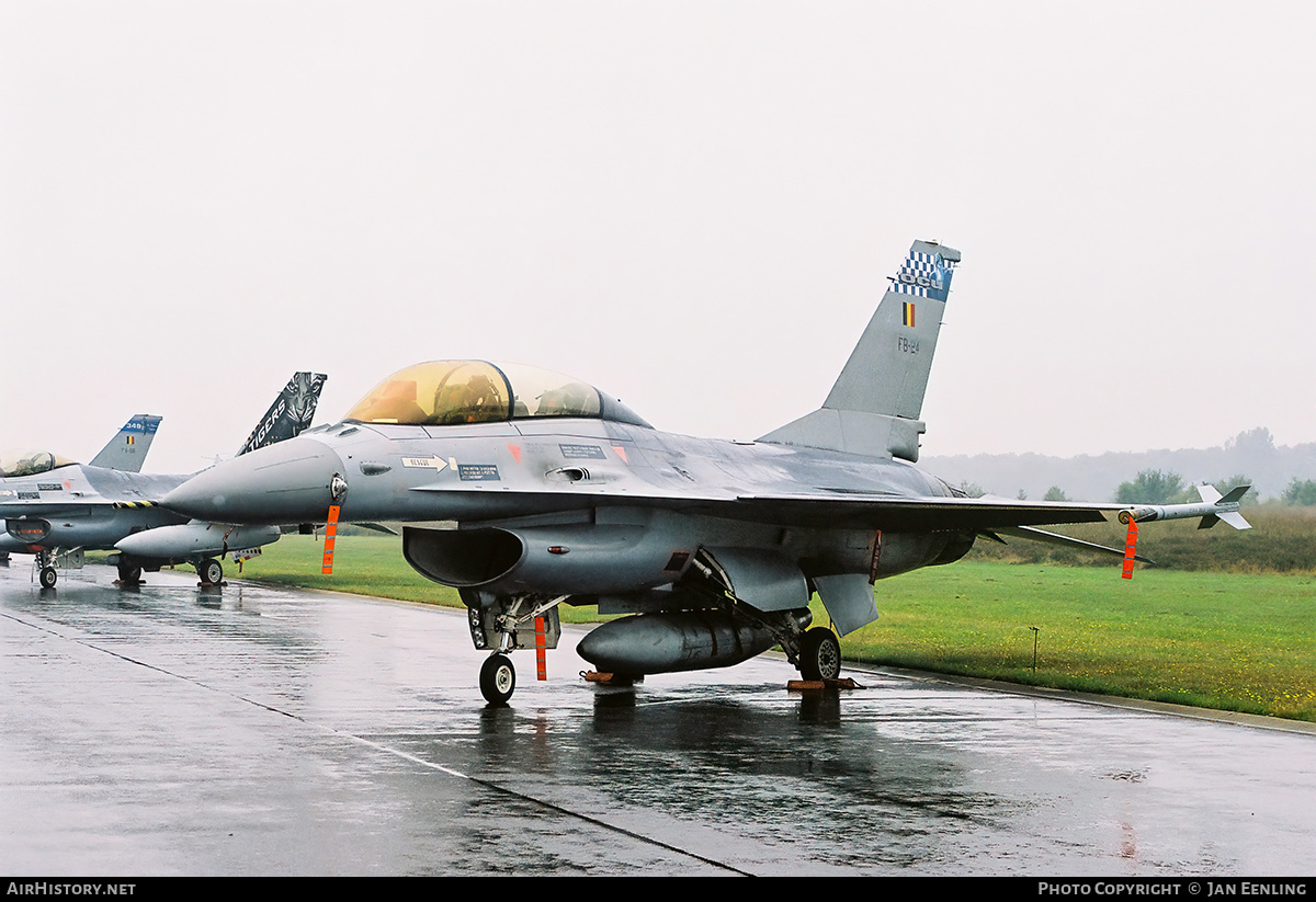 Aircraft Photo of FB-24 | General Dynamics F-16BM Fighting Falcon | Belgium - Air Force | AirHistory.net #442912