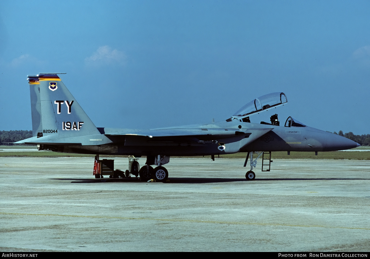 Aircraft Photo of 82-0044 / 820044 | McDonnell Douglas F-15D Eagle | USA - Air Force | AirHistory.net #442932